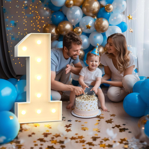 Does Not Apply 3ft Light Up Numbers Birthday Decorations For Girl Boy: Big Cardboard Number 1 F Does Not Apply 3ft Light Up Numbers Birthday Decorations For Girl Boy: Big Cardboard Number 1 F