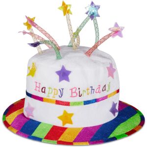 Relaxdays Happy Birthday Hat Fun Party Headwear Lightweight One Size Birthday Party Hat Relaxdays Happy Birthday Hat Fun Party Headwear Lightweight One Size Birthday Party Hat
