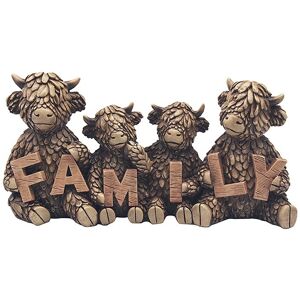 Lesser & Pavey Hughie Highland Cow Family Figurine Lesser & Pavey Hughie Highland Cow Family Figurine