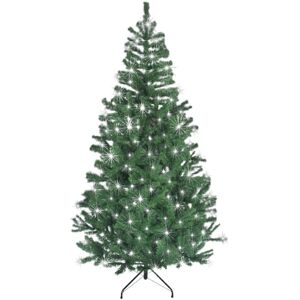 Shatchi 6ft Christmas Tree Green W/ White Leds 550 Tips Alaskan Pine 1.8m W/ Metal Stand Shatchi 6ft Christmas Tree Green W/ White Leds 550 Tips Alaskan Pine 1.8m W/ Metal Stand