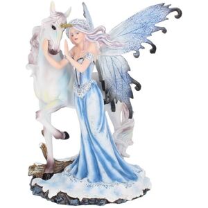Nemesis Now Comfort 21.5cm Ice Fairy And White Unicorn Figurine Nemesis Now Comfort 21.5cm Ice Fairy And White Unicorn Figurine