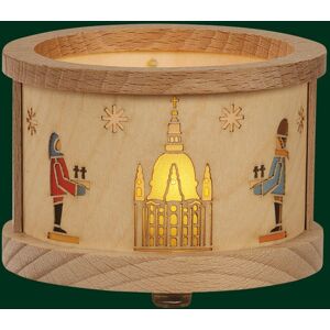 Erzgebirgische Volkskunst Richard Glässer Gmbh Tealight Lantern With Dresden Motifs Candle Holder Erzgebirge New 04436 Erzgebirgische Volkskunst Richard Glässer Gmbh Tealight Lantern With Dresden Motifs Candle Holder Erzgebirge New 04436