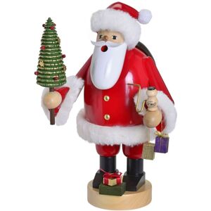 Kwo Kunstgewerbe-Werkstätten Olbernhau Gmbh Smoker Santa Claus With Christmas Tree Bxtxh= 23x23x36cm New Kwo Kunstgewerbe-Werkstätten Olbernhau Gmbh Smoker Santa Claus With Christmas Tree Bxtxh= 23x23x36cm New