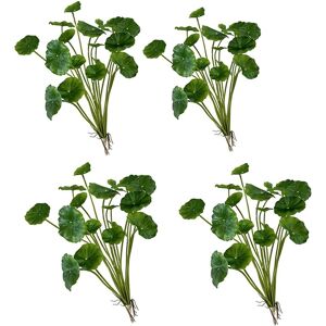 Sodial 3x(Simulation Of Copper Coin Grass Begonia Leaf Potted Wall Hanging Fake8301 Sodial 3x(Simulation Of Copper Coin Grass Begonia Leaf Potted Wall Hanging Fake8301