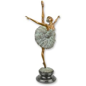 Aubaho Bronze Sculpture Ballerina After Degas Replica Retro Design Decoration Aubaho Bronze Sculpture Ballerina After Degas Replica Retro Design Decoration