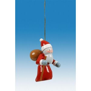 Kde-Kunstgewerbliche Drechslerei Ellmann Santa - 3 pcs Christmas Tree Decorations Kde-Kunstgewerbliche Drechslerei Ellmann Santa - 3 pcs Christmas Tree Decorations