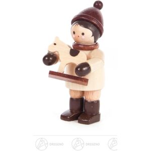 Großhandel Dregeno Christmas Miniature Boy With Pony Natural B= X H=approx 2.1 Cmx4.6 Cm New Großhandel Dregeno Christmas Miniature Boy With Pony Natural B= X H=approx 2.1 Cmx4.6 Cm New