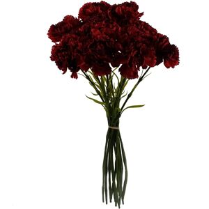 Leaf 12 X Red Carnation Artificial Flowers Leaf 12 X Red Carnation Artificial Flowers