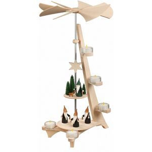 Seiffener Volkskunst Pyramid L-Shape, Height 50 Cm / 20 Inch, Original Erzgebirge By S.. Sv 16343 New Seiffener Volkskunst Pyramid L-Shape, Height 50 Cm / 20 Inch, Original Erzgebirge By S.. Sv 16343 New