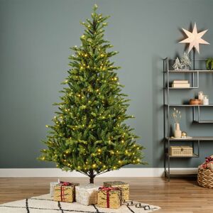 Everlands 7ft Pre-Lit Allison Artificial Christmas Tree Everlands 7ft Pre-Lit Allison Artificial Christmas Tree