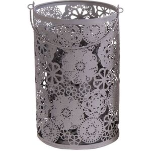 Black Country Metal Works Set Of 3 Sizes Grey Finish Flower Design Candle Holders Black Country Metal Works Set Of 3 Sizes Grey Finish Flower Design Candle Holders