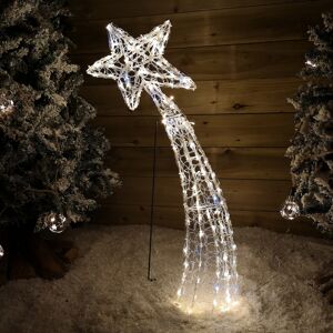Samuel Alexander 90cm Soft Acrylic Led Shooting Star Christmas Decoration With 160 Leds Samuel Alexander 90cm Soft Acrylic Led Shooting Star Christmas Decoration With 160 Leds