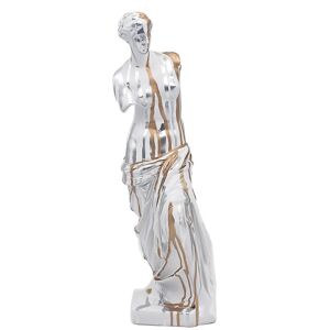 Lesser & Pavey Deity Venus Resin Figurine Ornament White Gold Drip Art Style Freestanding Lesser & Pavey Deity Venus Resin Figurine Ornament White Gold Drip Art Style Freestanding
