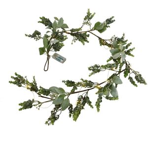 Hill Interiors Eucalyptus & Lambs Ear Winter Artificial Garl153cm Green Hi5238 Hill Interiors Eucalyptus & Lambs Ear Winter Artificial Garl153cm Green Hi5238