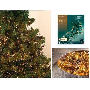 Lumineo Christmas Cluster Lights Warm White 1512 Led Twinkle String Light Multi Function Lumineo Christmas Cluster Lights Warm White 1512 Led Twinkle String Light Multi Function