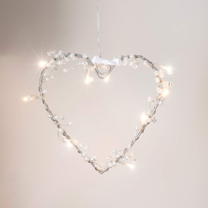 Does Not Apply 20cm Indoor Battery Operated Light Up Led Heart Wreath Hanging Decoration Does Not Apply 20cm Indoor Battery Operated Light Up Led Heart Wreath Hanging Decoration