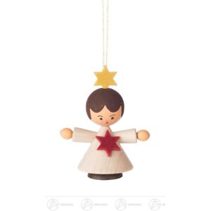 Großhandel Dregeno Tree Decoration Hanging Star Child, Natural 4 Cm X 5 Cm X 2 Cm New Erzgebirge Großhandel Dregeno Tree Decoration Hanging Star Child, Natural 4 Cm X 5 Cm X 2 Cm New Erzgebirge
