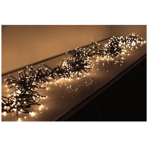 Christmas Crackers 960 Led Warm White Cluster Christmas Lights With Timer, 12.4 Metres Christmas Crackers 960 Led Warm White Cluster Christmas Lights With Timer, 12.4 Metres