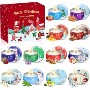Branded Scented Candles Gift Set For Women,12 Pack Natural Soy Wax 2.5oz Jar Candles Chr Branded Scented Candles Gift Set For Women,12 Pack Natural Soy Wax 2.5oz Jar Candles Chr
