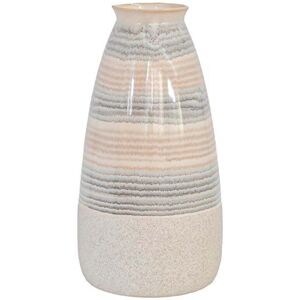 Bps Home Ceramic Vase Matte Beige Multicoloured Flower Vase Table Shelf Home Decor 32cm Bps Home Ceramic Vase Matte Beige Multicoloured Flower Vase Table Shelf Home Decor 32cm