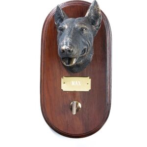 Black Country Metal Works English Bull Terrier Dog Lead Holder / Key Holder Black Country Metal Works English Bull Terrier Dog Lead Holder / Key Holder