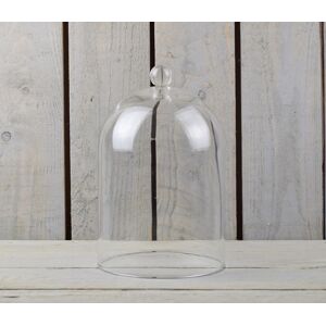 Emh Handmade Clear Circular Medium Glass Display Cloche Dome Bell With Knob 2... Emh Handmade Clear Circular Medium Glass Display Cloche Dome Bell With Knob 2...