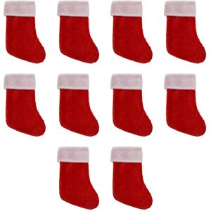 Sodial 3x(10pcs Red Felt Christmas Stockings Christmas Stockings Holder Socks Home5455 Sodial 3x(10pcs Red Felt Christmas Stockings Christmas Stockings Holder Socks Home5455