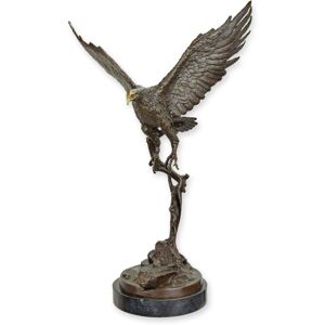 Aubaho A Bronze Sculpture Of An Eagle In Flight Replica Retro Design Decoration Aubaho A Bronze Sculpture Of An Eagle In Flight Replica Retro Design Decoration