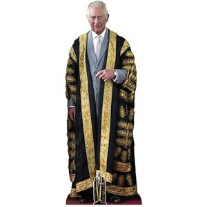 Partyrama King Charles Iii Gold Lifesize Cardboard Cutout 179cm Partyrama King Charles Iii Gold Lifesize Cardboard Cutout 179cm