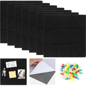 Does Not Apply Pack Of 7 Large Felt Notice Boards, 30 X 30 Cm, Self-Adhesive, Memo Boards Bulle Does Not Apply Pack Of 7 Large Felt Notice Boards, 30 X 30 Cm, Self-Adhesive, Memo Boards Bulle