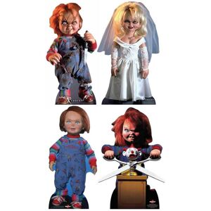 Chucky Collection Official Lifesize Cardboard Cutouts Set Of 4 Standees Chucky Collection Official Lifesize Cardboard Cutouts Set Of 4 Standees