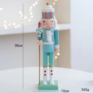 Does Not Apply 38cm Wooden Nutcracker Ornament Soldier Figure Christmas Tree Pendant Office Tab Does Not Apply 38cm Wooden Nutcracker Ornament Soldier Figure Christmas Tree Pendant Office Tab