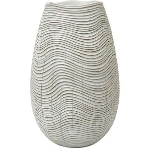 Bps Home Polyresin Vase White And Brown Etched Flower Vase Table Shelf Home Decor 30cm Bps Home Polyresin Vase White And Brown Etched Flower Vase Table Shelf Home Decor 30cm