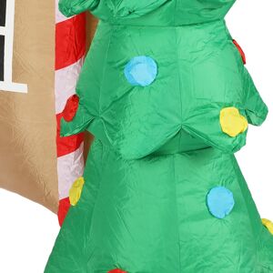 Eu Plug 220-240v Inflatable Christmas Tree House Led Luminous House Garden Hen Eu Plug 220-240v Inflatable Christmas Tree House Led Luminous House Garden Hen