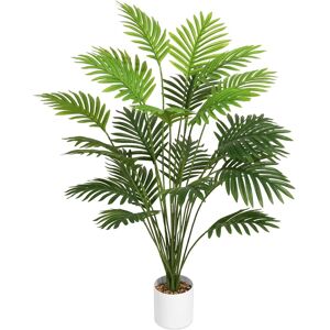 Tuocal 28" Artificial Plant Areca Palm Tree Fake Palm Tree In Pot Tall Faux Pla Tuocal 28" Artificial Plant Areca Palm Tree Fake Palm Tree In Pot Tall Faux Pla