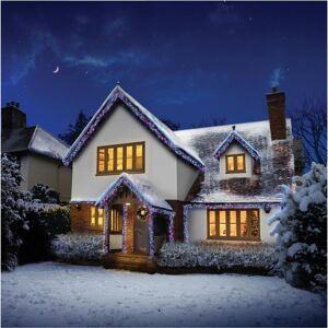 Festive Fun Christmas Lights 1440 Led Multicolour Cluster 18.6m Timer Indoor Outdoor Festive Fun Christmas Lights 1440 Led Multicolour Cluster 18.6m Timer Indoor Outdoor