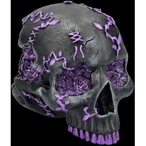 Nemesis Now Black-Purple Skull - Geode With Roses - Mystical Halloween Decor - H 16 Cm Nemesis Now Black-Purple Skull - Geode With Roses - Mystical Halloween Decor - H 16 Cm