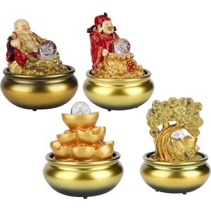 Led Water Fountain Innovative Resin Waterfall Ornament Art Crafts For Home Led Water Fountain Innovative Resin Waterfall Ornament Art Crafts For Home