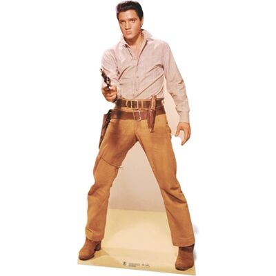 Iconicgreats Elvis Presley The King Gunfight Cardboard Cutout - 189cm Tall - Cardboard Cutout Iconicgreats Elvis Presley The King Gunfight Cardboard Cutout - 189cm Tall - Cardboard Cutout