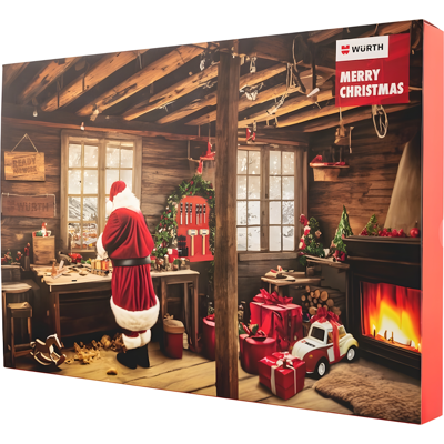 Würth Advent Calendar 24 Days Christmas Countdown With Tool Box - 24 Pieces Würth Advent Calendar 24 Days Christmas Countdown With Tool Box - 24 Pieces