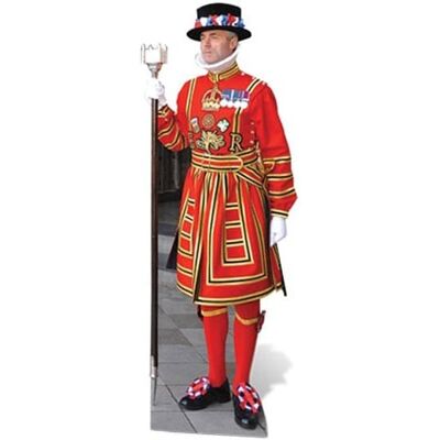Iconicgreats - Beefeater Yeoman - 173cm - Cardboard Cutout Iconicgreats - Beefeater Yeoman - 173cm - Cardboard Cutout