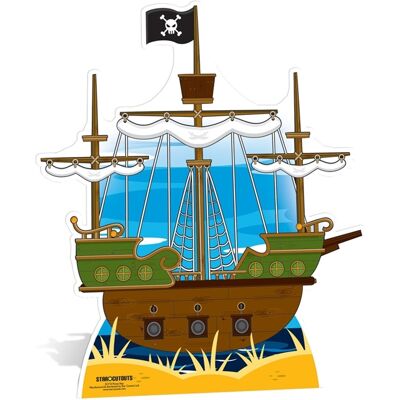 Iconicgreats Pirate Ship Cardboard Cutout Stand In Standee Great Fun For Themed Parties Iconicgreats Pirate Ship Cardboard Cutout Stand In Standee Great Fun For Themed Parties