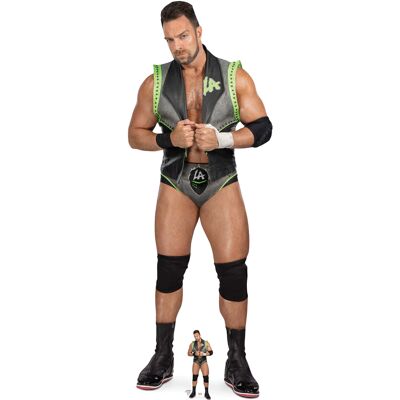 Iconicgreats La Knight WWE Lifesize Cardboard Cutout - Free Mini Standee Iconicgreats La Knight WWE Lifesize Cardboard Cutout - Free Mini Standee