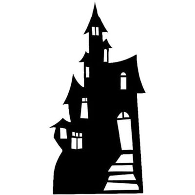 Iconicgreats Haunted House Silhouette Cardboard Cutout Figure - 186cm Tall - Halloween Party Fun Iconicgreats Haunted House Silhouette Cardboard Cutout Figure - 186cm Tall - Halloween Party Fun