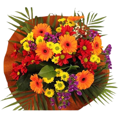 Morning Flowers Autumn Burn Bouquet Fresh Flowers Orange Gerberas, Yellow Red Chrysanthemums Bri Morning Flowers Autumn Burn Bouquet Fresh Flowers Orange Gerberas, Yellow Red Chrysanthemums Bri