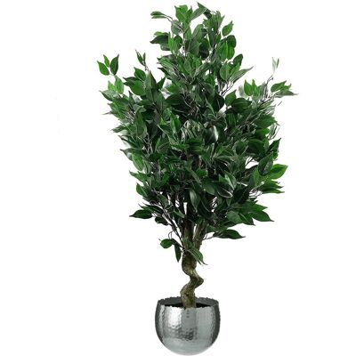 Leaf Design UK 110cm Artificial Ficus Tree - Green Leaf Design UK 110cm Artificial Ficus Tree - Green