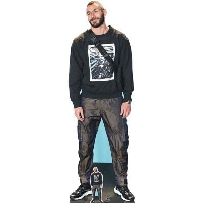 Iconicgreats K Benzema Footballer Lifesize Cardboard Cutout - Cardboard Cutout Iconicgreats K Benzema Footballer Lifesize Cardboard Cutout - Cardboard Cutout