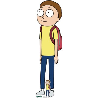Iconicgreats - Morty Smith Rick - 165cm - Cardboard Cutout Iconicgreats - Morty Smith Rick - 165cm - Cardboard Cutout