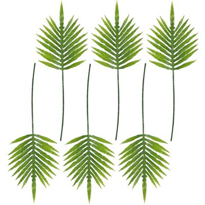 Green Monstera Leaf - Pack of 6 - 95cm Artificial Decoration Green Monstera Leaf - Pack of 6 - 95cm Artificial Decoration