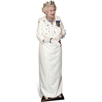 Star Cutouts Queen Cardboard Cut Out Wearing Crown Handshake Style - 172cm - Cardboard Cutout Star Cutouts Queen Cardboard Cut Out Wearing Crown Handshake Style - 172cm - Cardboard Cutout